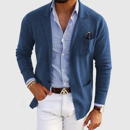 Classic Single-Breasted Blazer for Men | Ideal for Autumn and Winter