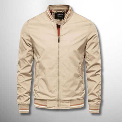 Men's Lightweight Water-Repellent Jacket with Zipper Closure | Ideal for Spring and Autumn