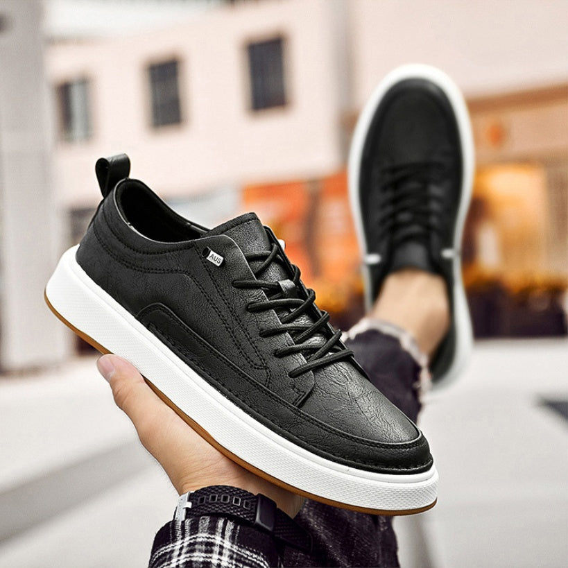 Genuine Leather Slip-On Sneakers | Ideal for All Seasons