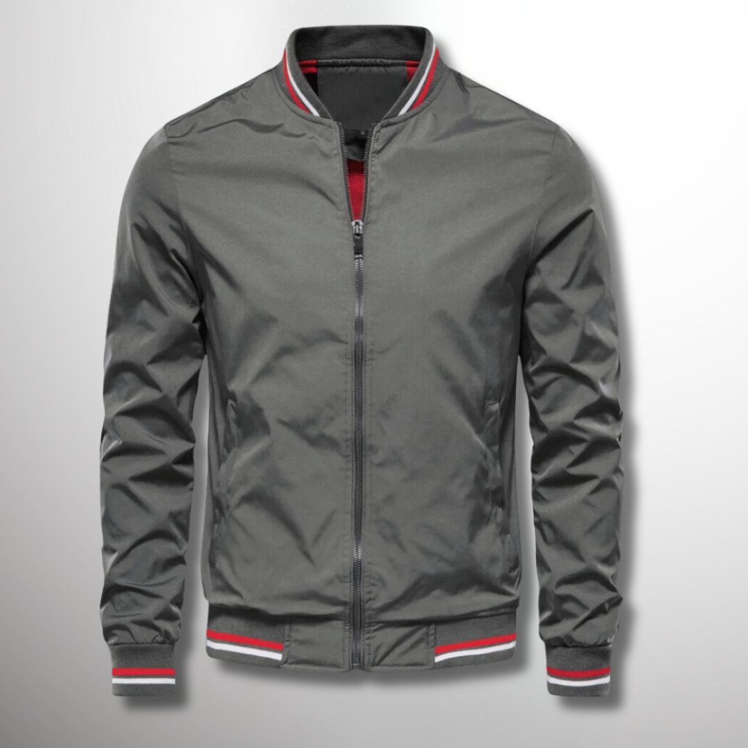 Men's Lightweight Water-Repellent Jacket with Zipper Closure | Ideal for Spring and Autumn