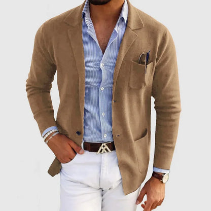 Classic Single-Breasted Blazer for Men | Ideal for Autumn and Winter