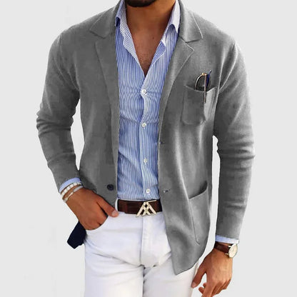 Classic Single-Breasted Blazer for Men | Ideal for Autumn and Winter