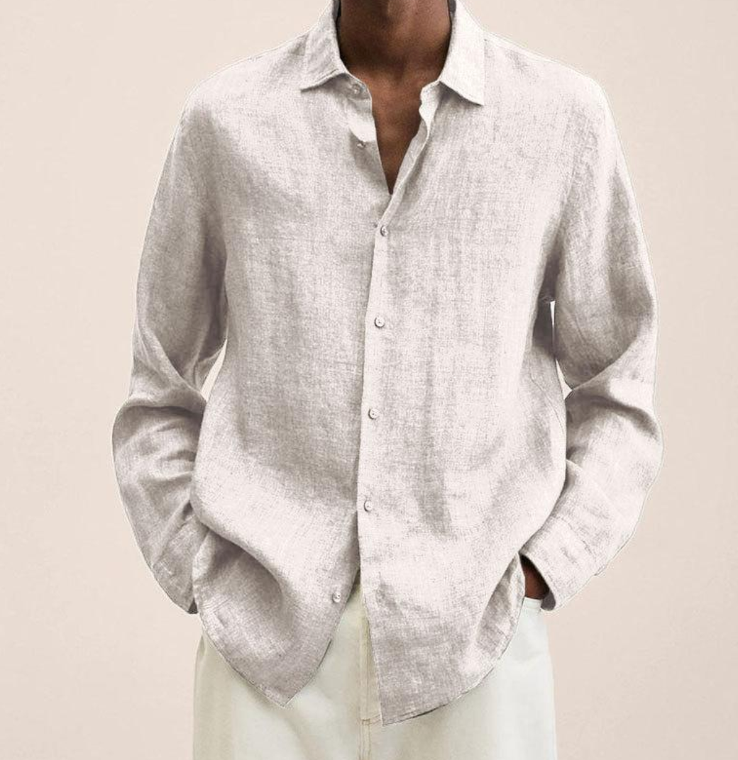 Men's Classic Linen Shirt with Breathable Fabric | Ideal for Summer