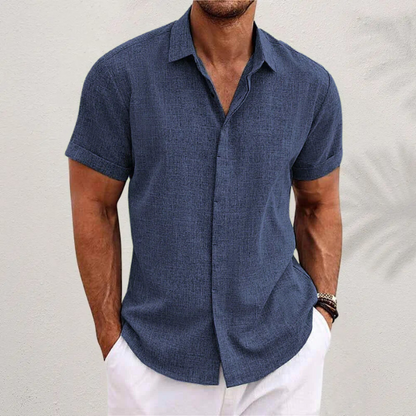 Men's Button-Up Shirt | Ideal for Spring and Summer