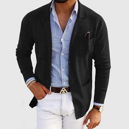 Classic Single-Breasted Blazer for Men | Ideal for Autumn and Winter