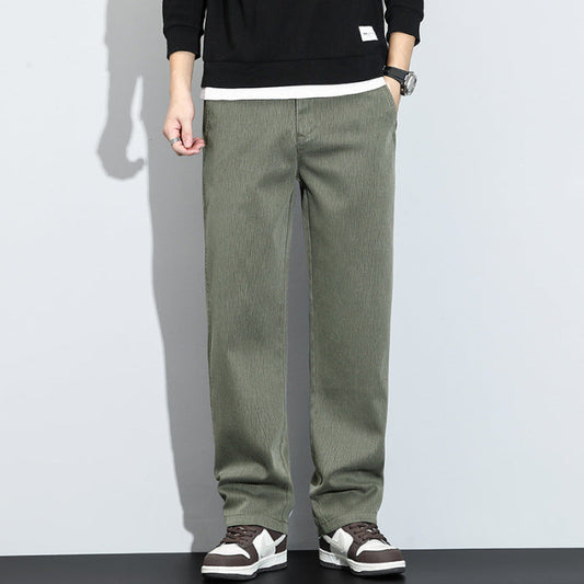 Anti-Wrinkle Workwear Pants Ideal for Autumn and Winter