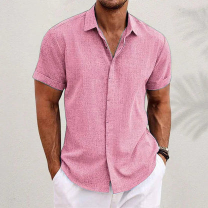 Men's Button-Up Shirt | Ideal for Spring and Summer