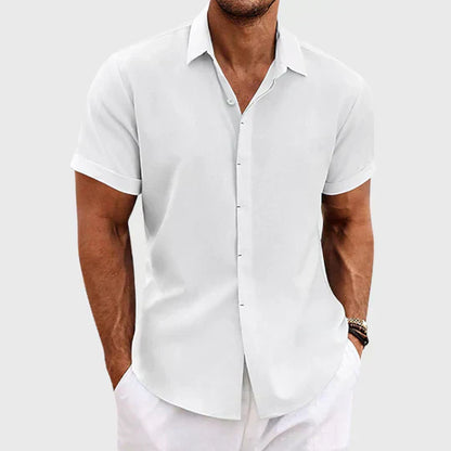 Men's Button-Up Shirt | Ideal for Spring and Summer