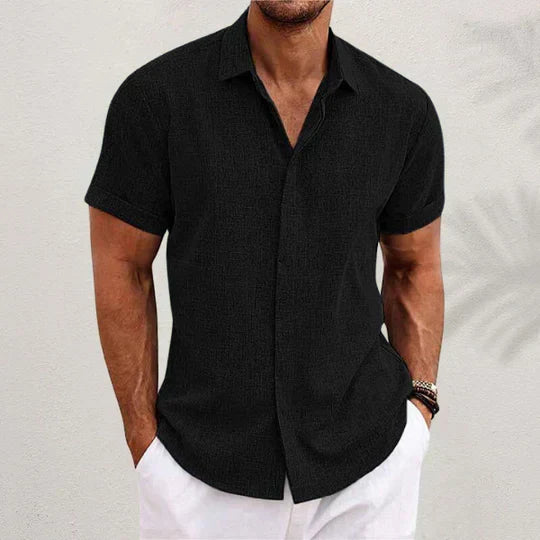 Men's Button-Up Shirt | Ideal for Spring and Summer